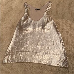 TART gold sequence tank top